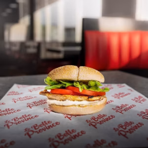 Burger poulet grillé